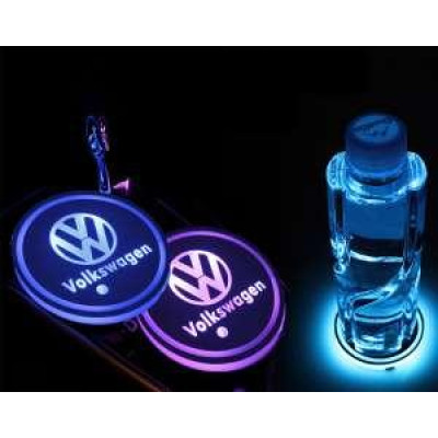 Підсвічування підсклянника з логотипом автомобіля Volkswagen