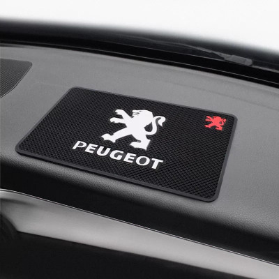 Антиковзкий килимок на панель авто Peugeot (Пежо)