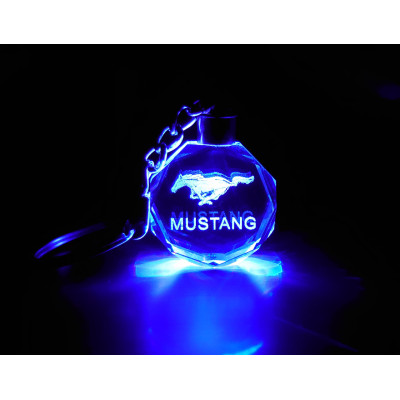 Led брелок кристал MUSTANG