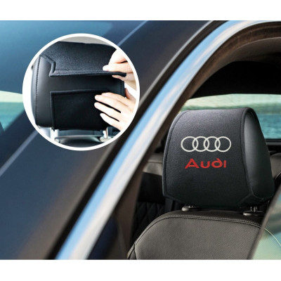 Чехол на подголовник с логотипом Audi 2шт
