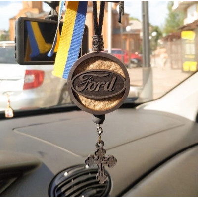 Підвіска ароматизатор Ford, АвтоПарфуми Форд на дзеркало, дуб