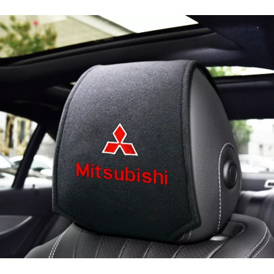 Чохол на підголовник з логотип Mitsubishi 2шт