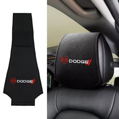 Чохол на підголовник з логотип Dodge  2шт
