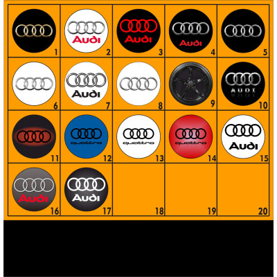 Червона обкладинка для автодокументів AUDI