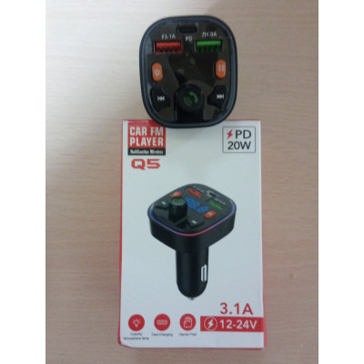 FM Трансмитер + зарядка quich charger Q5, 2 usb