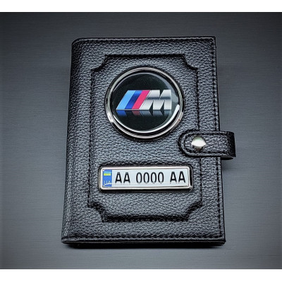 Портмоне BMW M з держ. номером, Органайзер БМВ М