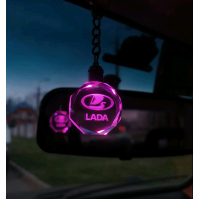 Led брелок кристал LADA