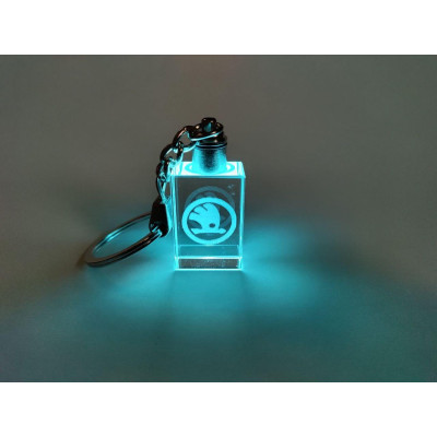 Led брелок кристал SKODA