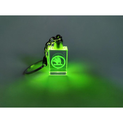 Led брелок кристал SKODA
