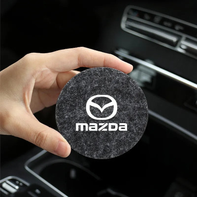 Коврики в подстаканники с войлока Mazda (Мазда)