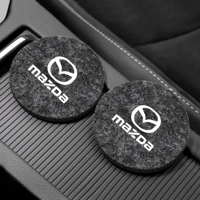 Коврики в подстаканники с войлока Mazda (Мазда)