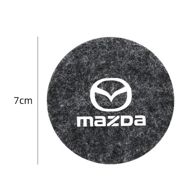 Коврики в подстаканники с войлока Mazda (Мазда)