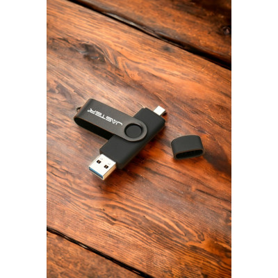 Флешка перекидна USB - micro USB, 32 ГБ, USB 3.0
