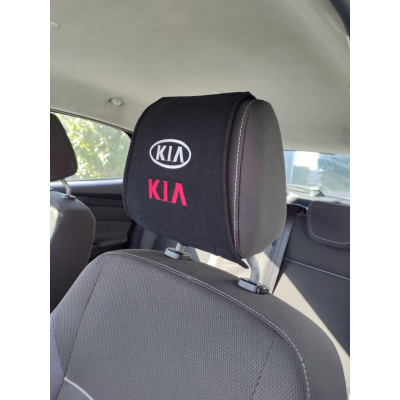 Чохол на підголовник з логотип KIA 2шт