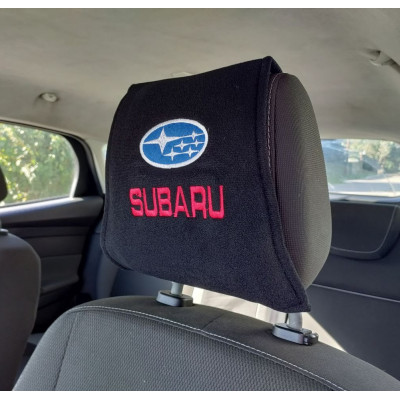 Чохол на підголовник з логотип Subaru 2шт