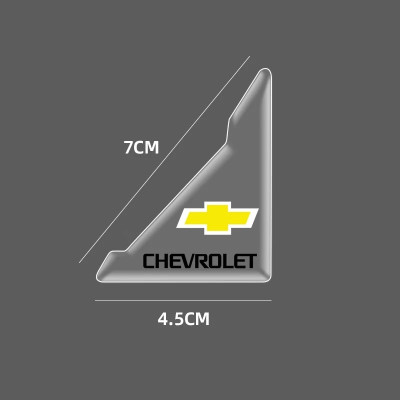 Куточки накладки на двері автомобіля Chevrolet для захисту від сколів, подряпин та вм'ятин