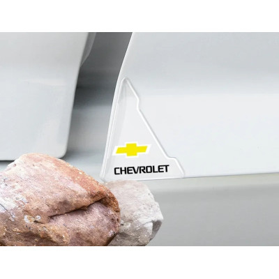 Куточки накладки на двері автомобіля Chevrolet для захисту від сколів, подряпин та вм'ятин