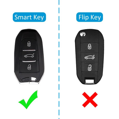 Пластиковый чехол для ключа Citroen C3, C5, Aircross C4, Picasso DS 3, 5, 7