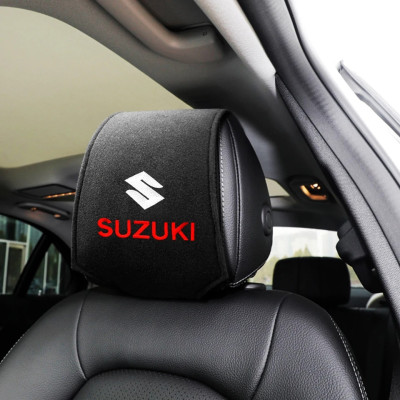 Чохол на підголовник з логотип Suzuki 2шт