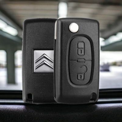 Чохол ТПУ синій для ключа Citroen C2, C3, C4, C5, C6, C8 синій