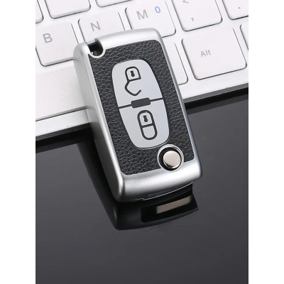 Чохол ТПУ сірий для ключа Citroen C2, C3, C4, C5, C6, C8 сірий