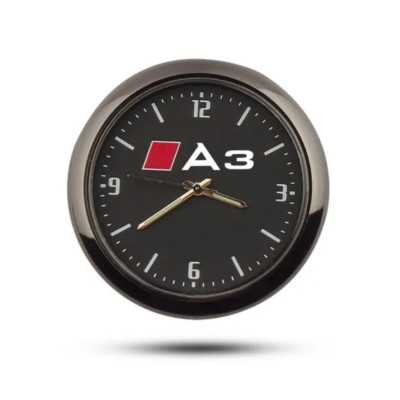 Автомобільний годинник Audi A3, міні годинник на панель авто