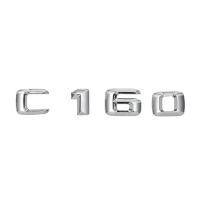 Текст на багажник, емблема Mercedes C160