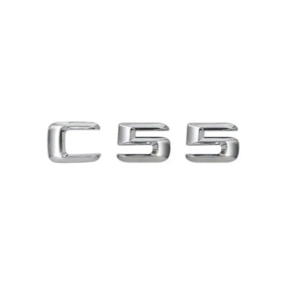 Текст на багажник, емблема Mercedes C55