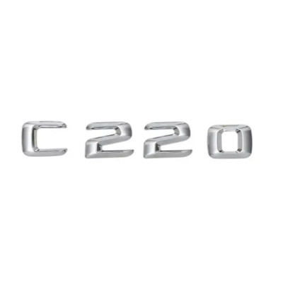 Текст на багажник, емблема Mercedes C220