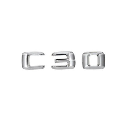 Текст на багажник, емблема Mercedes C30