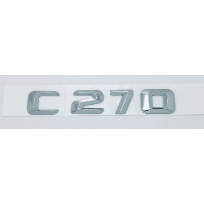 Текст на багажник, емблема Mercedes C270