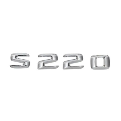 Напис на багажник, емблема Mercedes S220
