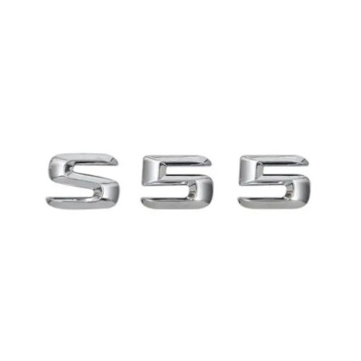 Напис на багажник, емблема Mercedes S55