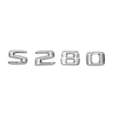 Напис на багажник, емблема Mercedes S280