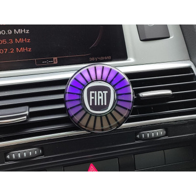 Ароматизатор в авто з еквалайзером Fiat, світлодіодне підсвічування в авто