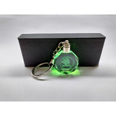 Led брелок кристал SKODA