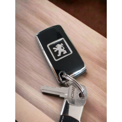 Чохол ТПУ чорний для ключа Peugeot 307, 308, 407, 607