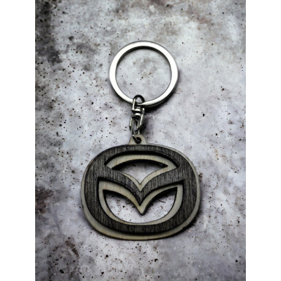 Брелок з дерева Mazda