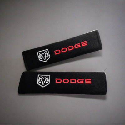 Чехол на ремень безопасности с логотипом Dodge 2шт