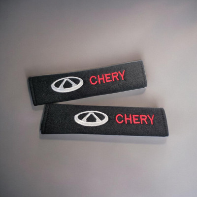 Чехол на ремень безопасности с логотипом Chery 2шт
