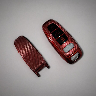 Чохол для ключа Audi червоний