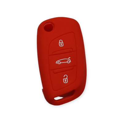 Чохол для ключа CITROEN червоний