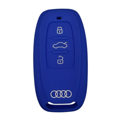 Чохол для ключа Audi синій