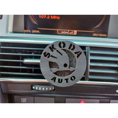 Ароматизатор Skoda на дефлектор, парфум для Шкода
