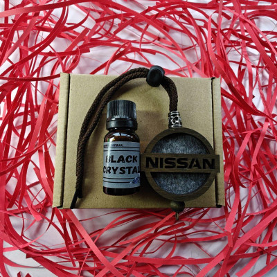 Підвіска ароматизатор Nissan, АвтоПарфуми Нісан на дзеркало, кедр
