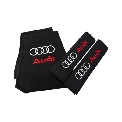 Комплект чохлів на підголівники та ремені безпеки Audi