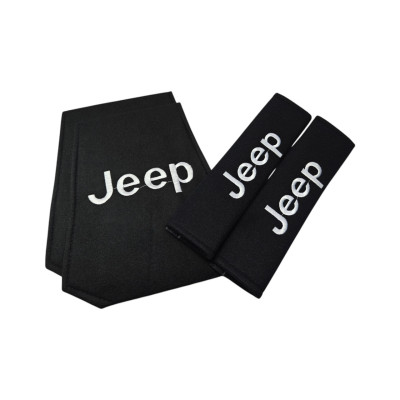 Комплект чохлів на підголівники та ремені безпеки Jeep