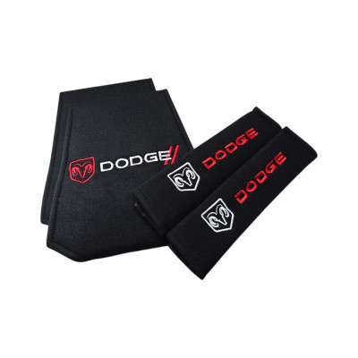Комплект чохлів на підголівники та ремені безпеки Dodge