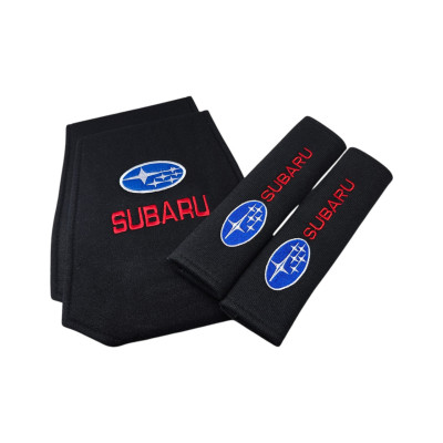 Комплект чохлів на підголівники та ремені безпеки Subaru
