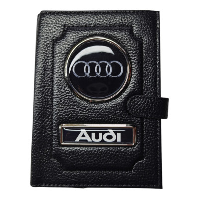 Портмоне з номером авто Audi, візитниця